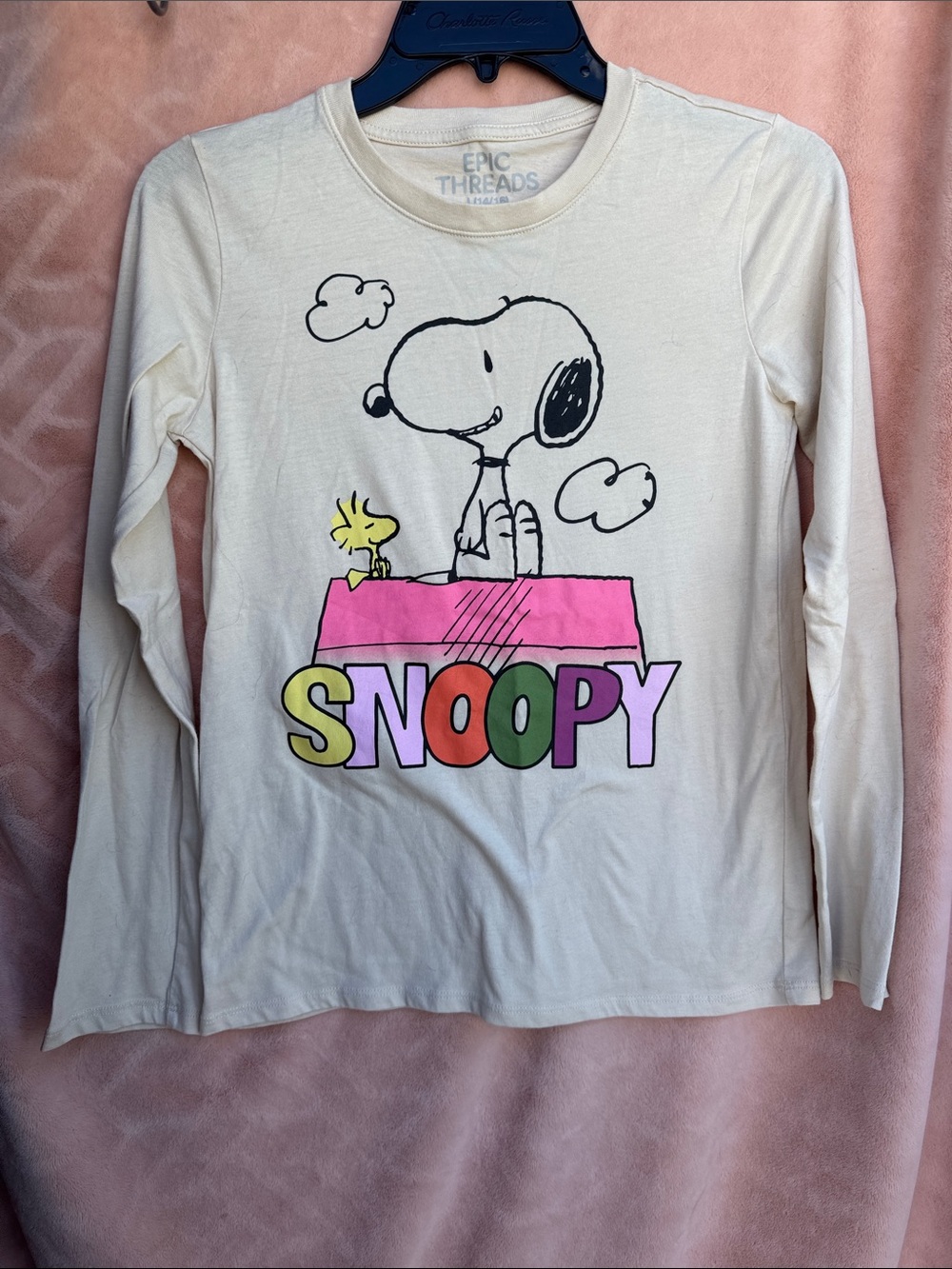 Girls L 14/16 EUC Snoopy Shirt